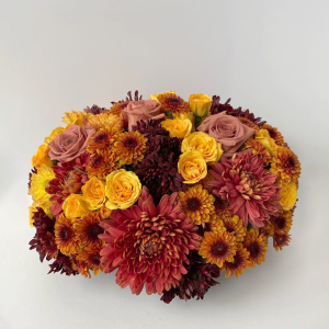 Autumn Ember Round Centerpiece