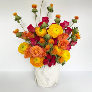 Sunset Bloom Burst Arrangement
