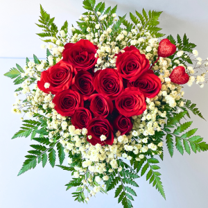 Velvet Romance valentine's arrangement