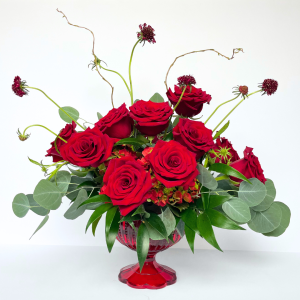 Crimson Sculpted Rose